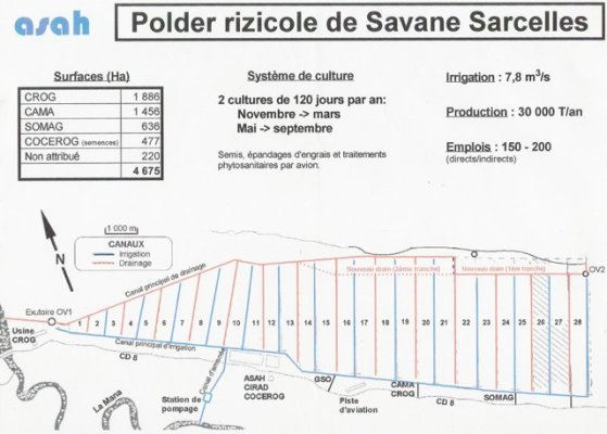 Image 1 | Descriptif : Plan des parcelles | Année : N/A | Auteur/source : ASAH (Association Syndicale des Aménagements Hydrauliques)